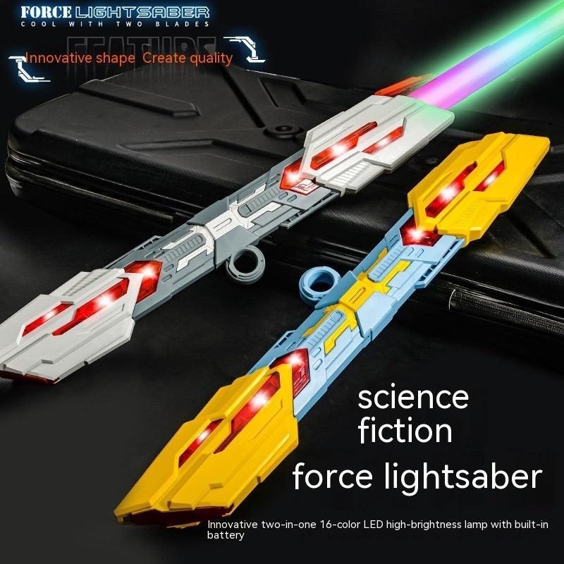 Cool Retractable Laser Sword Vs Children's Luminous Sword 16 Colorful Rechargeable Toys