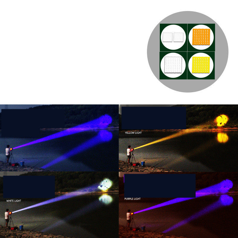 High Power Blue White Yellow Violet Four Light Night Fishing Laser Light