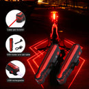 Riding Bike Taillight Spider-Man Laser Taillight USB Charging