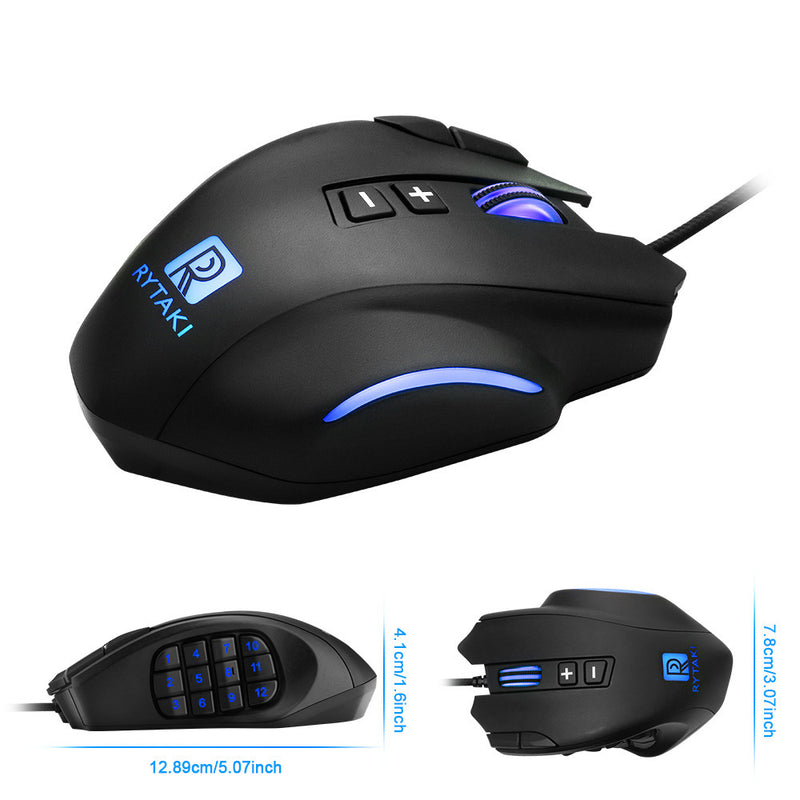 Laser Gaming Mouse Mechanical Hand Button Desktop Notebook Computer Gaming Wired