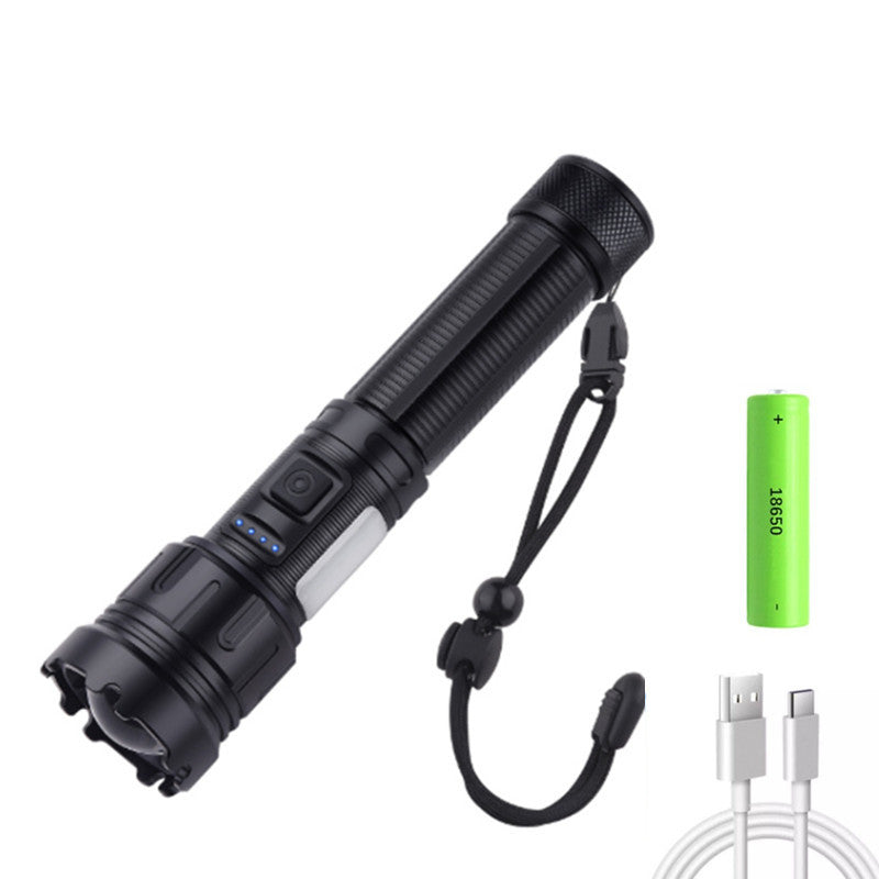 Telescopic Zoom P50 Strong Light Flashlight Laser Remote Super Bright