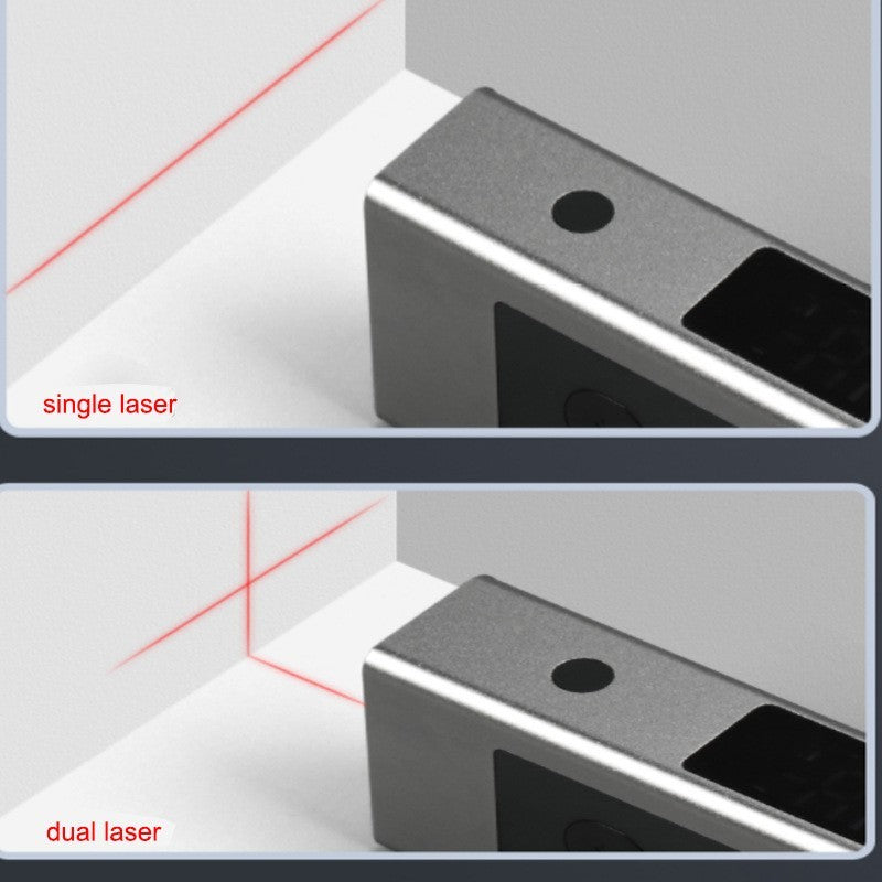 LED Screen Digital Display Dual Laser Angle Projection Level Instrument