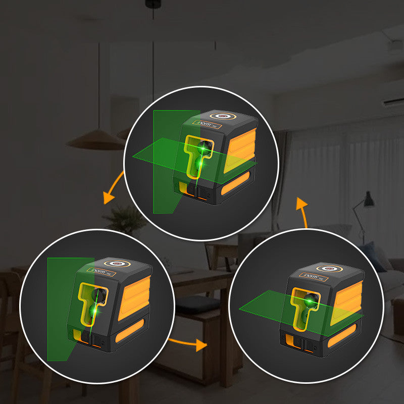 Laser Level Green Red Light Cast Line Meter