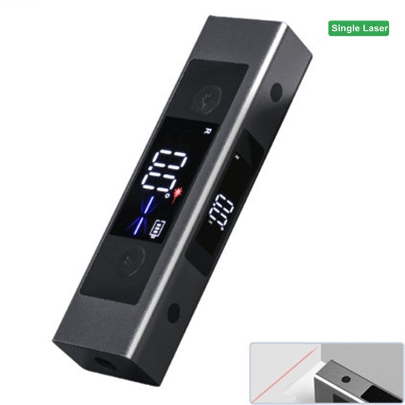 LED Screen Digital Display Dual Laser Angle Projection Level Instrument