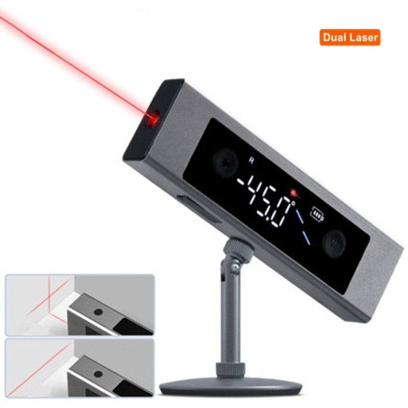 LED Screen Digital Display Dual Laser Angle Projection Level Instrument