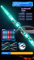 Thunder Flame Double-edged Retractable Laser Toy Knife