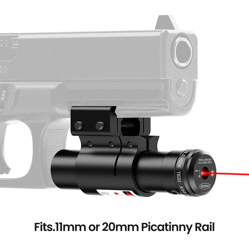 Adjustable External Red Laser Sight