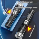 Strong Light Long Shot P50 White Laser Large Capacity Rechargeable Flashlight