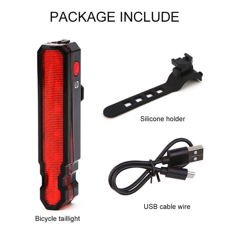 Riding Bike Taillight Spider-Man Laser Taillight USB Charging