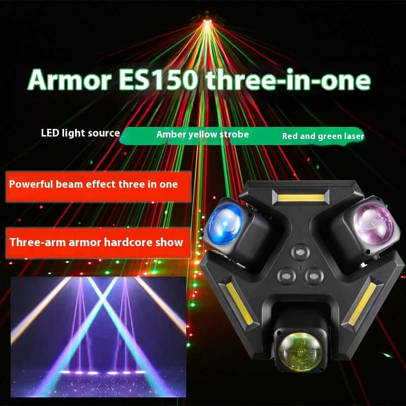 ES150 Three-in-one Laser Voice Control Stage Lights