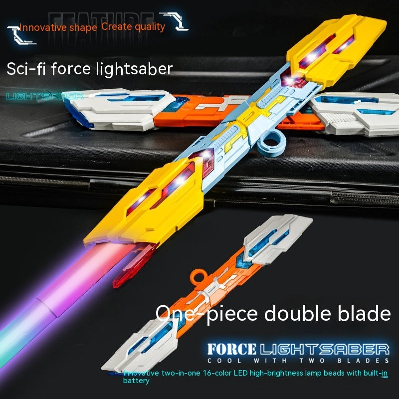 Cool Retractable Laser Sword Vs Children's Luminous Sword 16 Colorful Rechargeable Toys