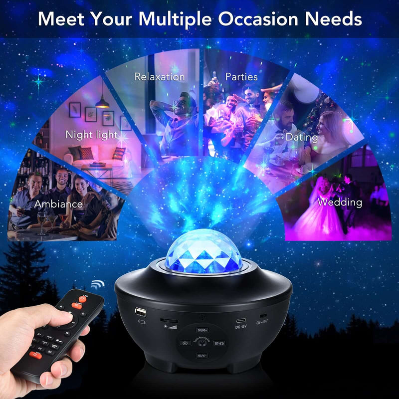 Smart Wifi Bluetooth Audio Music Laser Star Light