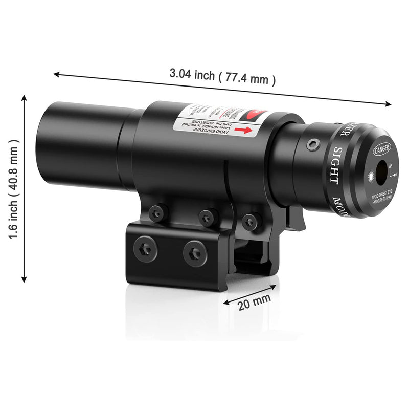 Adjustable External Red Laser Sight