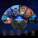 Small Bowl Starry Sky Projection Lamp USB Bluetooth Music Rotating Water Ripple Laser Atmosphere