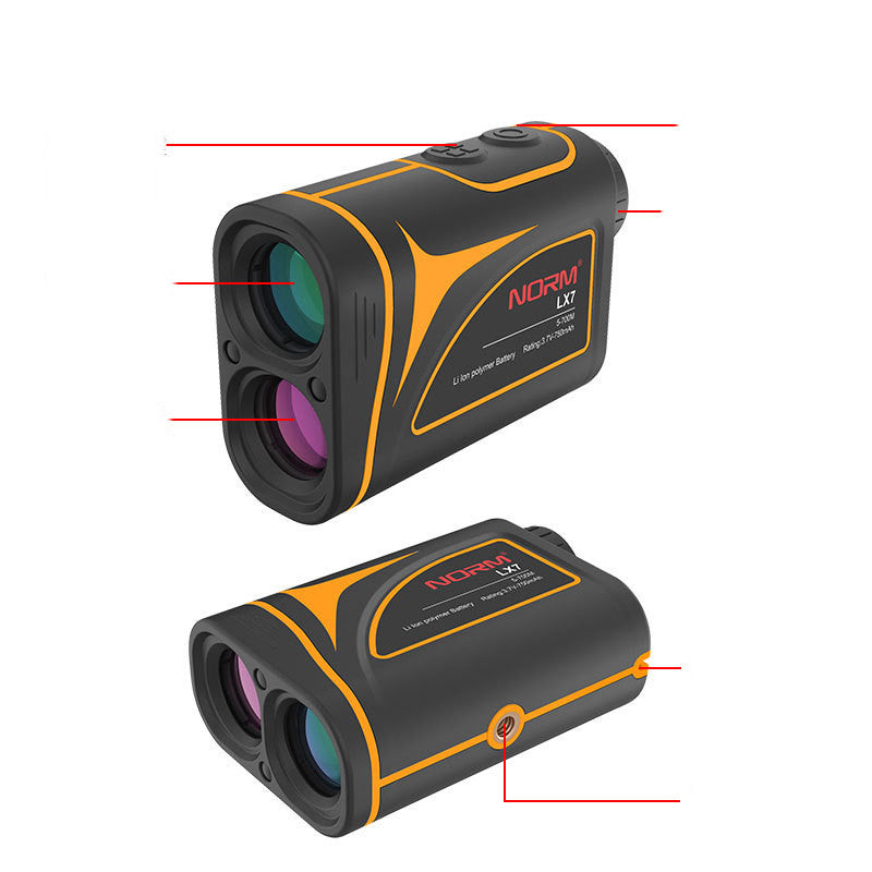 Golf Ballistic Compensated Handheld Laser Telescope Rangefinder