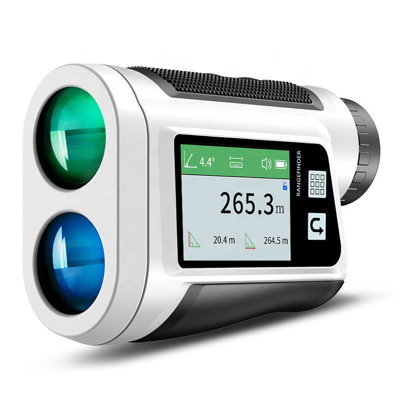 Charging Touch Screen Golf Laser Rangefinder Telescope Voice Broadcast Height Measuring Angle